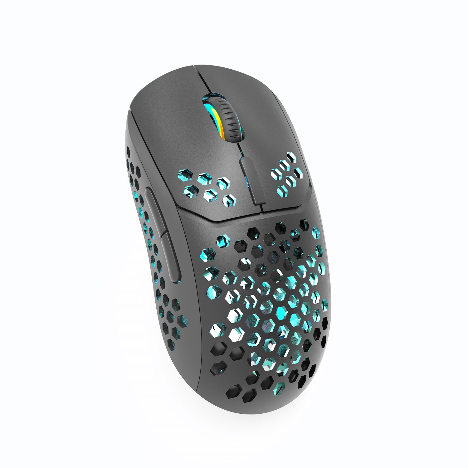 X8 USB RGB Wireless Mouse,Ultra Lightweight,Silence Click,Rechargeable Luminous 7-Color Breathing Li